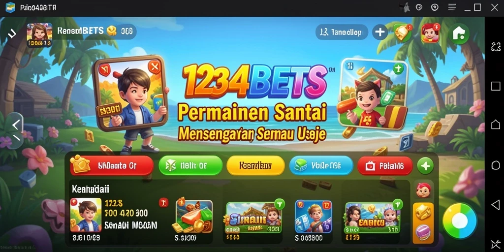 Tampilan gameplay seru dalam 1234BETS dengan grafis menarik.